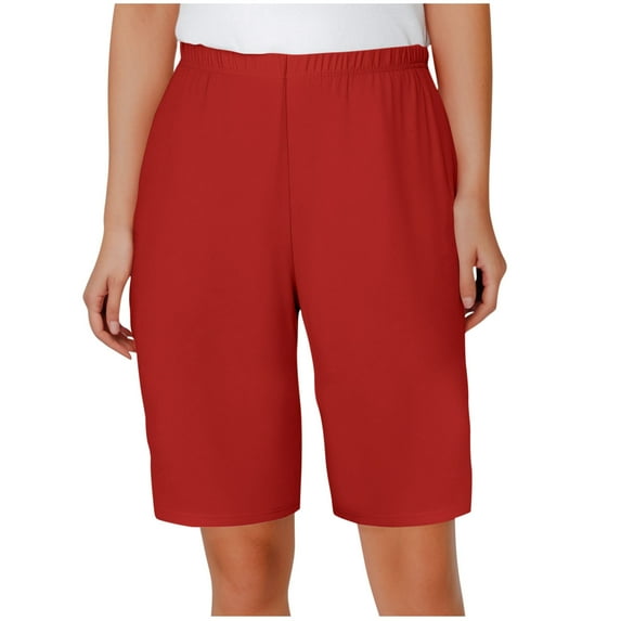 Women's Plus Size Sleep Shorts Akafmk Women's Pajama Shorts Soft Sleepwear Bottom Shorts Home Shorts Lightweight Loungewear Shorts with Pockets