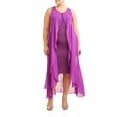 thumbnail image 1 of Women's Plus Size Sleeveless Chiffon Flyaway Dress, 1 of 4