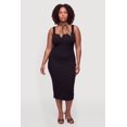 thumbnail image 1 of Women's Plus Size Sleeveless Knit Square Neck Bodycon Dress, 1 of 3