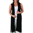 thumbnail image 1 of Women's Plus Size Sleeveless Long Shrug, 1 of 4