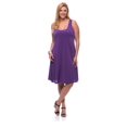 thumbnail image 1 of Women's Plus Size Sleeveless Tank Knee-Length Dress, 1 of 5