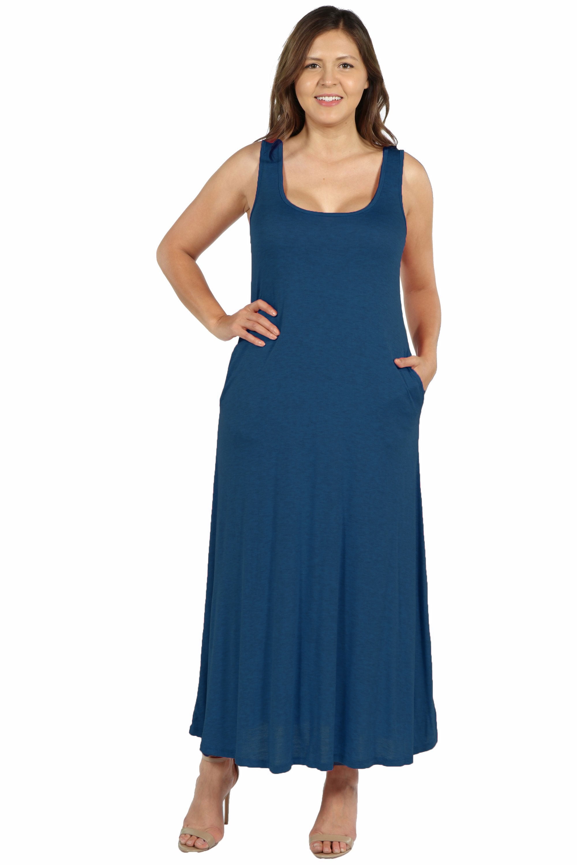 knee length dresses for ladies Underwood Tank Dress & Top Sewing Pattern (PDF) – Sew House Seven