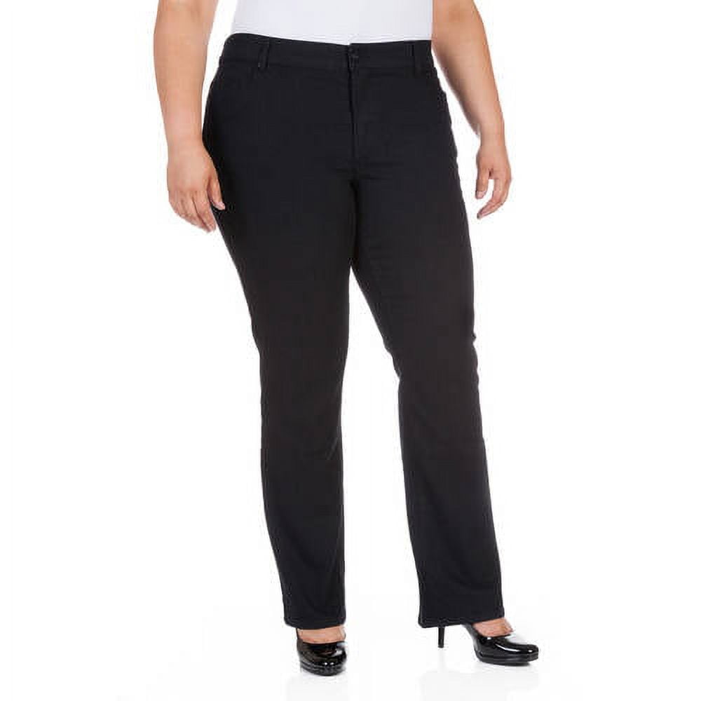 Women's Plus-Size Slim Boot cut Jeans - Walmart.com
