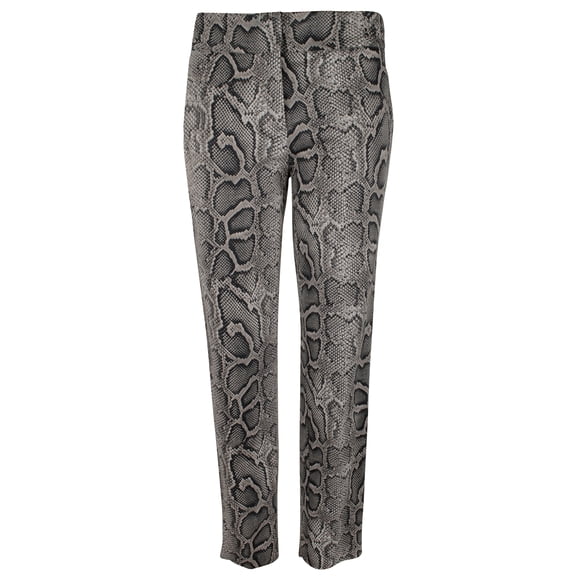 Women's Plus Size Snakeskin Print Stretch Twill Pants 24W