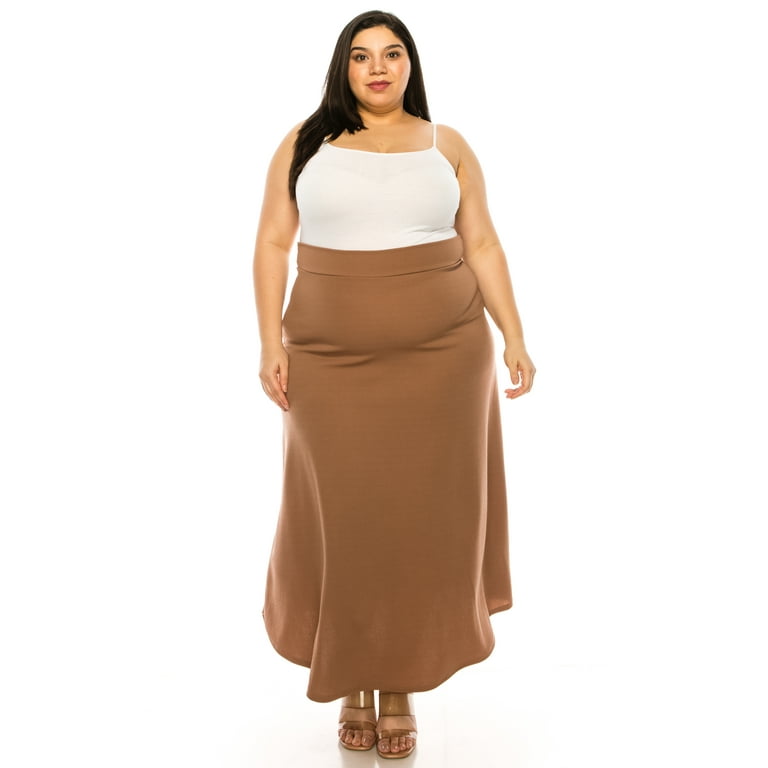 Plus size top long skirts xl