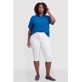 thumbnail image 1 of Women's Plus Size Solid Short Sleeve Button Front Shirt, 1 of 4