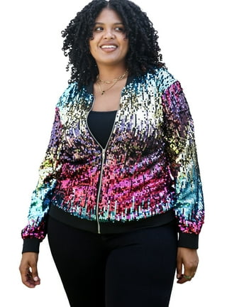 Plus size sequin evening jackets deals