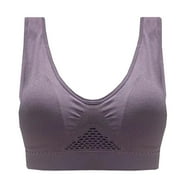 HVOT&AAT Women's Plus Size Sport Yoga Bras Seamless Air Permeable Cooling Comfort Bra Wireless Wirefree Camisole Bras