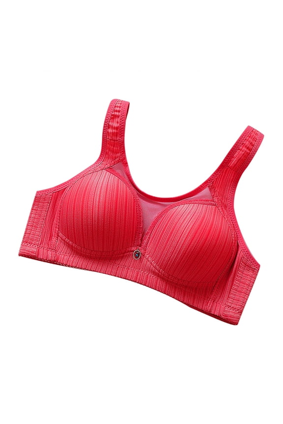 Women's Plus Size Strapless Bra Comfortable Support No Steel Rims Adjustable Seamless Underwire Lingerie