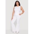 thumbnail image 1 of Women's Plus Size Stretchy High Waisted Flare Leg Pants, 1 of 4