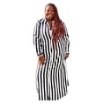 thumbnail image 1 of Women's Plus Size Striped Maxi Dress/Duster, 1 of 2