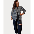 thumbnail image 1 of Women's Plus Size Striped Open Front Cardigans, 1 of 3