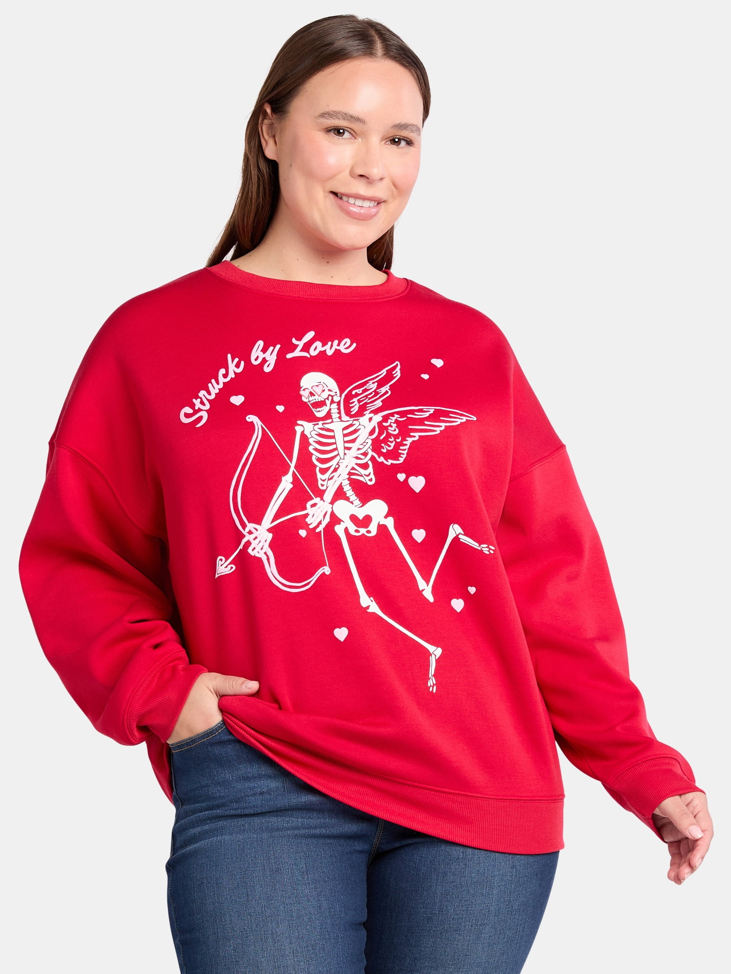 セットアップ RONRON LACE HEART GRAPHIC SWEATSHIRTS SKY RONRON】LACE HEART GRAPHIC SWEATSHIRTS