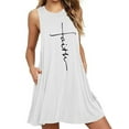 thumbnail image 1 of Women's Plus Size Summer Sleeveless Floral Casual Midi Dress Beach Loose Sundress, 1 of 2