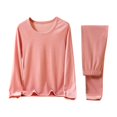 thumbnail image 1 of Women's Plus Size Sweater and Pants Set - Autumn Winter Warmth-Enhancing Knit Loungewear with Lining, 1 of 5