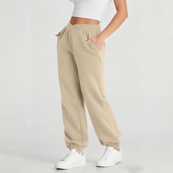 Women's Plus Size Sweatpants with Pockets and Drawstring for Athletic Activities and Lounge
