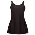 thumbnail image 1 of Women's Plus-Size Swimdress No Fuss, No Frills - Basic Black, 1 of 2