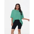 thumbnail image 1 of Women's Plus Size T Shirts Oversized Tees Summer Half Sleeve Crew Neck Tunic Tops, 1 of 6