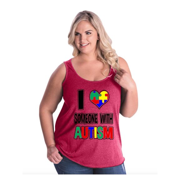 Women's Plus Size Tank Top - Autism Awareness
