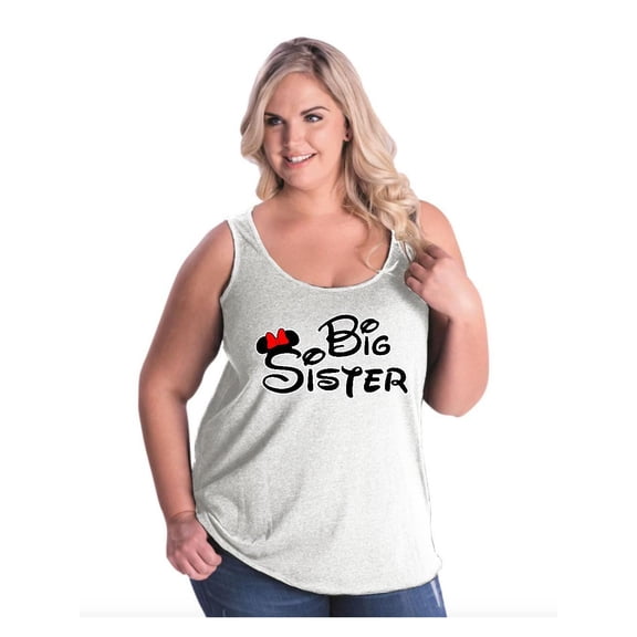 Women's Plus Size Tank Top - Big Sister