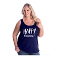 thumbnail image 1 of Women's Plus Size Tank Top - Camping, 1 of 3