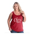thumbnail image 1 of Women's Plus Size Tank Top - Cheer Mom, 1 of 3