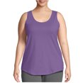 thumbnail image 1 of Women's Plus Size Tank Top Cotton Blend Sleeveless Crew Neck T-Shirts Tops Casual Tees Tunics Shirts, 1 of 5