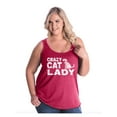 thumbnail image 1 of Women's Plus Size Tank Top - Crazy Cat Lady, 1 of 5