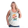 thumbnail image 1 of Women's Plus Size Tank Top - Flamingo, 1 of 3