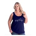 thumbnail image 1 of Women's Plus Size Tank Top - Heartbeat Horses, 1 of 3