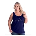 thumbnail image 1 of Women's Plus Size Tank Top - Heartbeat Hunting, 1 of 3