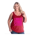 thumbnail image 1 of Women's Plus Size Tank Top - I Wear Pink For My Sister, 1 of 4