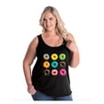 thumbnail image 1 of Women's Plus Size Tank Top - Love Food Donuts Doughnuts, 1 of 5