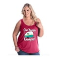 thumbnail image 1 of Women's Plus Size Tank Top - ONE HAPPY CAMPER, 1 of 5