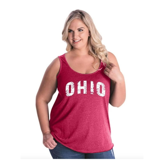 Women's Plus Size Tank Top - Ohio
