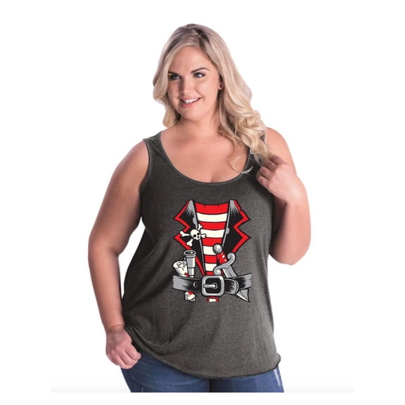 IWPF - Women's Plus Size Tank Top - Pirate Costume