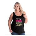 thumbnail image 1 of IWPF - Women's Plus Size Tank Top - Pretty in Pink Dangerous in Camo, 1 of 5
