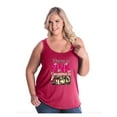 thumbnail image 1 of Women's Plus Size Tank Top - Pretty in Pink Dangerous in Camo, 1 of 5