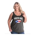 thumbnail image 1 of Women's Plus Size Tank Top - Puerto Rico Flag, 1 of 3
