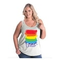 thumbnail image 1 of Women's Plus Size Tank Top - Rainbow Pride, 1 of 3