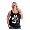 thumbnail image 1 of Women's Plus Size Tank Top - Safety First With A Nurse, 1 of 5