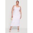 thumbnail image 1 of Women's Plus Size Textured Knit V-Neck Cami Dress, 1 of 3