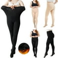 thumbnail image 1 of Women's Plus Size Thermal Tights Double Layer Footed 300g Thick Winter Version, 1 of 8
