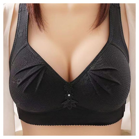 Women's Plus Size Thin Bra Without Underwire Push Up Comfortable Breathable Tank Top Bra Woman Bras 36 C Compression Sports Bras for Women Bras for Women Padded Full Coverage Padded Bras for Women