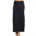thumbnail image 1 of Women's Plus Size Trendy Style Solid Maxi Skirt, 1 of 4