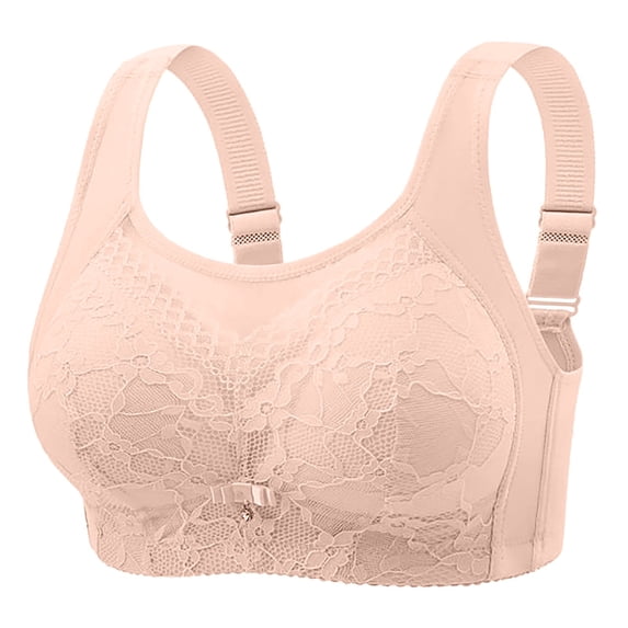 Women's Plus Size Underwire Bra - Gathered Sagging Design, Supportive, 36-46 Sizes - ABC Cup