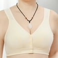 thumbnail image 1 of Women's Plus Size No Underwire Push Up Bra Comfortable Breathable Seamless Everyday T Shirt Bralette Lightweight Full Coverage Support Underwear with Side Shaping Bra, 1 of 3