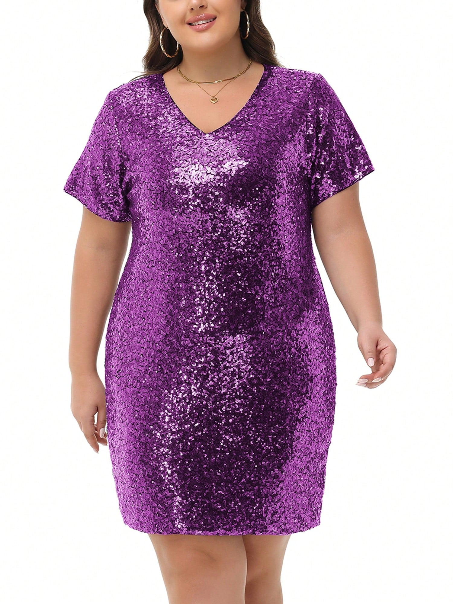 bonprix sequin party dress - dark green - size 14/16 retroféte Women's Sadlyn Sequin Dress - Green main image 0
