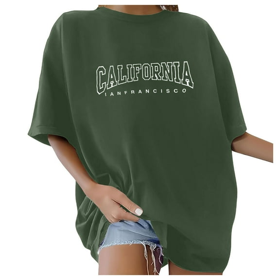 Women's Plus Size V Neck Striped Tunic - Oversized Fit, Drop Shoulders, Cotton Blend, Half Sleeve, S-XL Sizes for Casual Wear