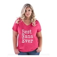 thumbnail image 1 of Women's Plus Size V-neck T-Shirt - Best Nana, 1 of 3